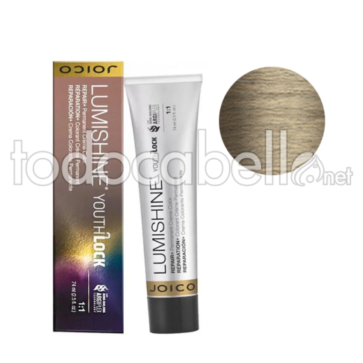 Joico Tinte Permanente Lumishine Youthlock 9NNA Rubio Extra Claro Ceniza 74ml