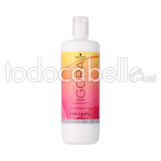 Schwarzkopf Oxigenada Vibrance 1.9% 6vol. Loción Activadora Tratante 1000ml