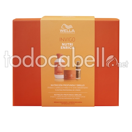 Wella Nutri-Enrich Lote3 pcs  Cabello seco y encrespado