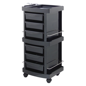 Eurostil Carrito Peluqueria Master Up Negro