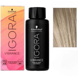 Schwarzkopf Tinte Demipermanente Igora Vibrance 9-12 Rubio Muy Claro Natural Ceniza Humo 60ml