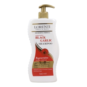 Lorenti Hair Champú 1000ml Black Garlik