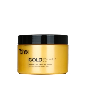 Tahe Mascarilla Gold Keratina pura y oro líquido 300ml