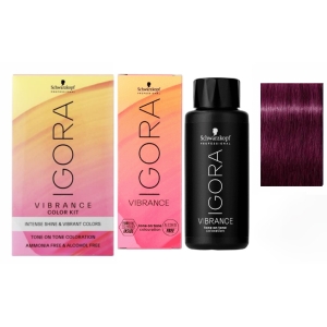 Schwarzkopf Tinte Demipermanente Igora Vibrance 0-89 Potenciador concentrado Rojo Violeta 60ml