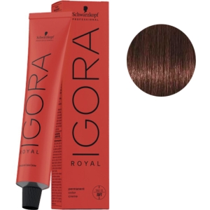 Schwarzkopf Tinte Igora Royal 4-68 Castaño Medio Marrón Rojo 60g   + Oxigenada en promoción