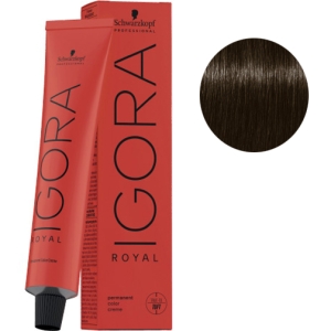 Schwarzkopf Tinte Igora Royal 5-16 Castaño Claro Ceniza Chocolate 60ml + Oxigenada en promoción