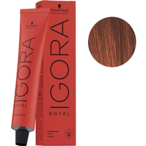 Schwarzkopf Tinte Igora Royal 5-7 Castaño Claro Cobrizo  60g  + Oxigenada en promoción