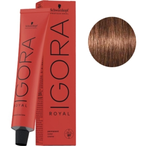 Schwarzkopf Tinte Igora Royal 6-65 Rubio Oscuro Marrón Oro 60g + Oxigenada en promoción