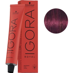 Schwarzkopf Tinte Igora Royal 6-99 Rubio Oscuro Violeta Extra  60g + Oxigenada en promoción