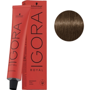 Schwarzkopf Tinte Igora Royal 7-42 Rubio Medio Beige Humo 60g + Oxigenada en promoción