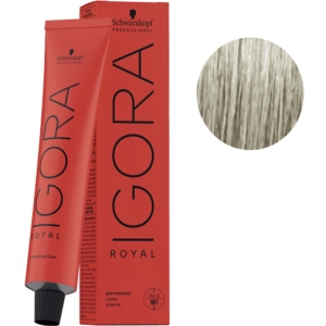 Schwarzkopf Tinte Igora Royal 9-11 Rubio Muy Claro Ceniza Intenso 60g + Oxigenada en promoción