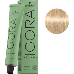 Schwarzkopf Tinte Igora ZERO AMM sin amoniaco 10-0 Rubio Platino Natural 60ml