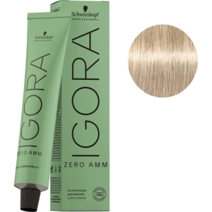 Schwarzkopf Tinte Igora ZERO AMM sin amoniaco 10-2 Rubio Platino Humo 60ml