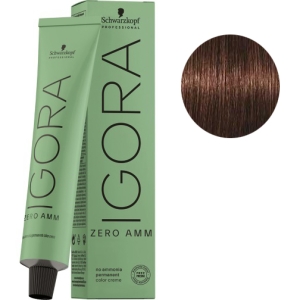 Schwarzkopf Tinte Igora ZERO AMM sin amoniaco 4-6 Castaño Medio Marrón 60ml