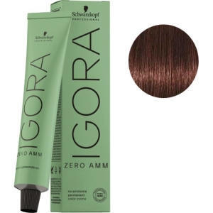 Schwarzkopf Tinte Igora ZERO AMM sin amoniaco 4-68 Castaño Medio Marrón Rojo 60ml