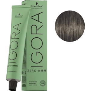 Schwarzkopf Tinte Igora ZERO AMM sin amoniaco 6-31 Rubio Oscuro Mate Ceniza 60ml