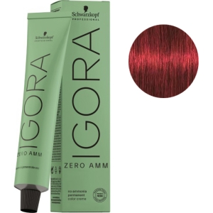 Schwarzkopf Tinte Igora ZERO AMM sin amoniaco 6-88 Rubio Oscuro Rojo Intenso 60ml