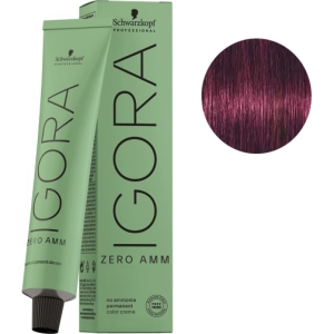 Schwarzkopf Tinte Igora ZERO AMM sin amoniaco 6-99 Rubio Oscuro Violeta Intenso 60ml