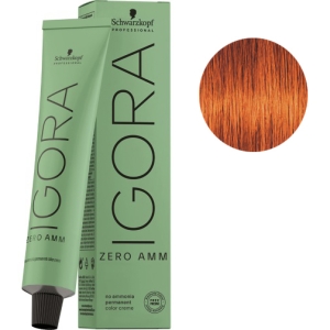 Schwarzkopf Tinte Igora ZERO AMM sin amoniaco 7-77 Rubio Medio Cobrizo Intenso 60ml