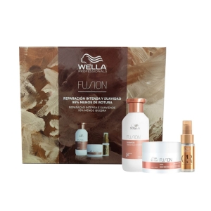 Wella FUSION Lote 3pcs Reparación Intensa