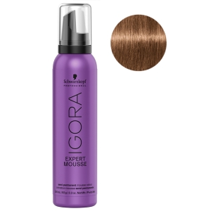 Schwarzkopf Igora Expert MOUSSE 7-65 Rubio Medio Chocolate Dorado 100ml.