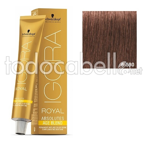 Schwarzkopf Tinte Igora Abolutes Age Blend 6-580 60ml