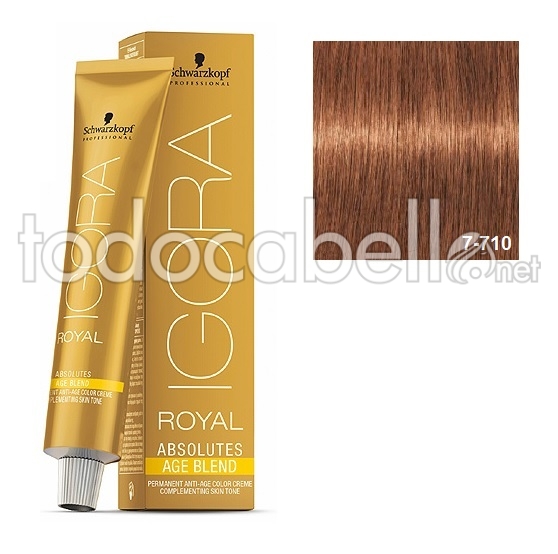 Schwarzkopf Tinte Igora Abolutes Age Blend 7-710 60ml