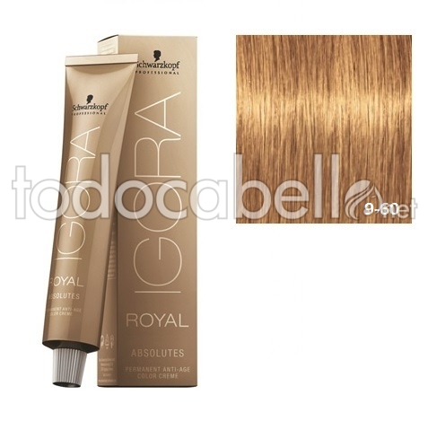 Schwarzkopf Tinte Igora Royal Absolutes 9-60 Rubio Muy 