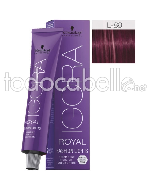 Schwarkopf Tinte Igora Royal Fashion Lights L-89 Rojo 