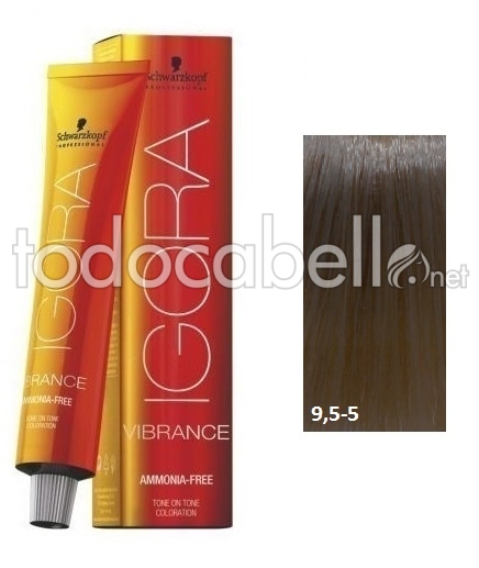 Schwarzkopf Tinte Igora Outlet Vibrance 95 5 Rubio Extraclaro Dorado 60ml Sin Amoniaco