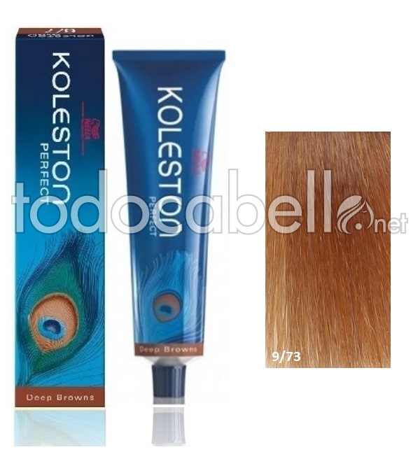 Wella Tinte Koleston Outlet Perfect 973 Rubio Muy Claro Marrón Dorado 60ml